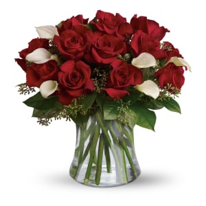 Be Still My Heart - Dozen Red Roses Flower Bouquet