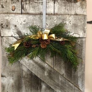 Christmas Simplicity Silk (Artificial) Swag Flower Bouquet