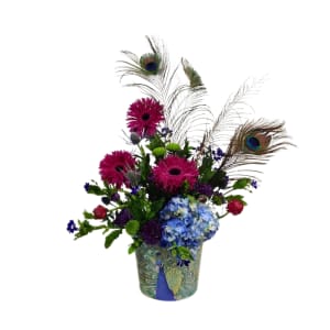 Peacock Tin flower Flower Bouquet