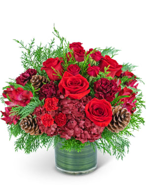 Ruby Rhapsody Flower Bouquet