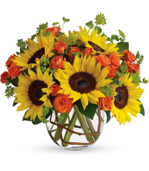 Sunny Sunflowers Flower Bouquet