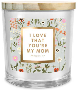 13oz Soy Candle Flower Bouquet