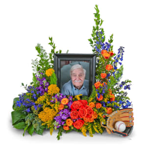 Tears in Heaven Personalized Memorial Tribute Flower Bouquet