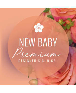 STYLISH NEW BABY PREMIUM DESIGNER'S CHOICE Flower Bouquet