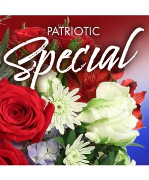 PATRIOTIC SPECIAL DESIGNER'S CHOICE Flower Bouquet