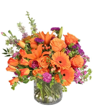 MESMERIZING CITRUS FLOWER ARRANGEMENT Flower Bouquet