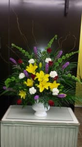 LOVING MEMORY FLOWER ARRANGEMENT Flower Bouquet