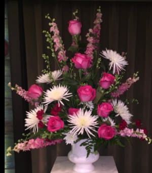 BRIGHTLY-COLORED PINK AND WHITE BRIGHTLY-COLORED PINK AND WHITE Flower Bouquet