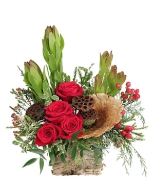 RUSTIC ROUGE FLORAL DESIGN Flower Bouquet