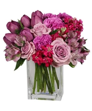 PRECIOUS PURPLES ARRANGEMENT Flower Bouquet