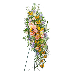 Wind Beneath My Wings Standing Spray Flower Bouquet