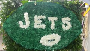 Jets Emblem Flower Bouquet