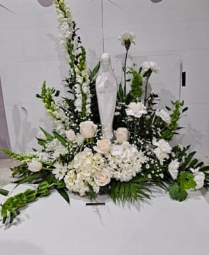 Virgin Mary Flower Bouquet