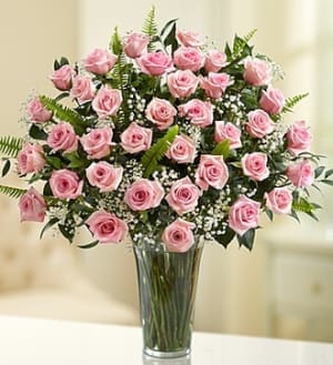 Ultimate Elegance™ Long Stem Pink Roses Flower Bouquet