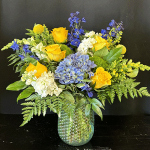 Blue Waves Flower Bouquet