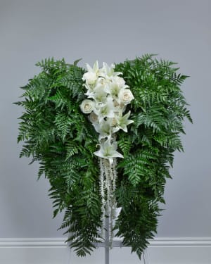 Angel Wings Standing Spray Flower Bouquet