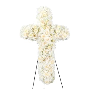 Sail to the Sky Cross Flower Bouquet