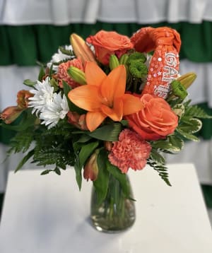 Orange Spirit Collection - Headband Flower Bouquet