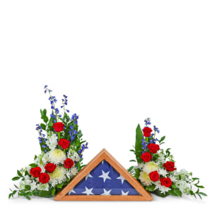 Final Salute Memorial Tribute Flower Bouquet