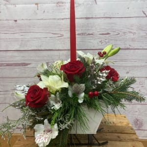 Sleigh This Flower Bouquet