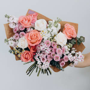 CLASSIC  WRAPPED FLOWERS Flower Bouquet