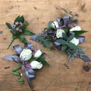 Delicate Blush and Lavender Wedding Flowers Flower Bouquet