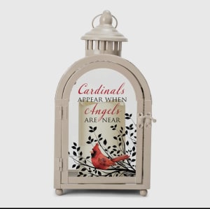 Cardinals Appear Lantern Flower Bouquet