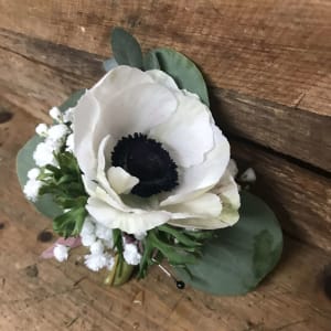 Angelic Anemone, Blush and Baby's Breath Wedding Flowers Flower Bouquet