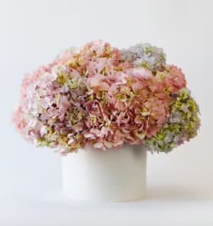 Moonflower Pink Hydrangea Flower Bouquet