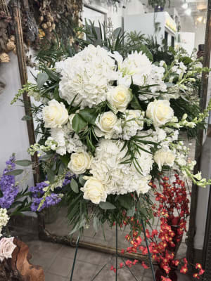 White Valley Spray Flower Bouquet