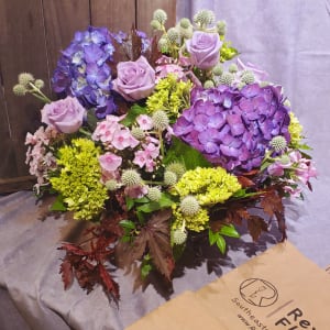 Summer Hydrangea and Rose Bouquet Flower Bouquet