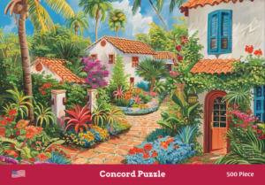 Florida Flower Village Puzzle Flower Bouquet