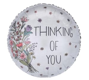 Thinking of You Floral Balloon Flower Bouquet