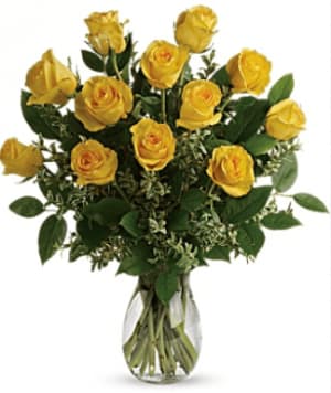 Yellow Roses of Texas Flower Bouquet