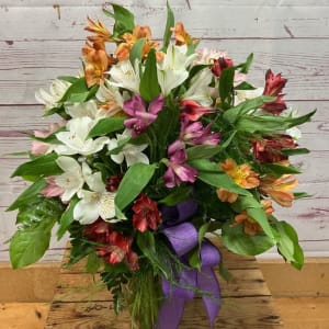 Awesome Alstroemeria Vased Arrangement