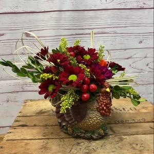 Feast For Your Senses Turkey Centerpiece