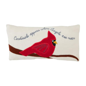 Cardinal Felt Pillow Flower Bouquet