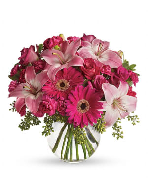 A Little Pink Me Up Flower Bouquet