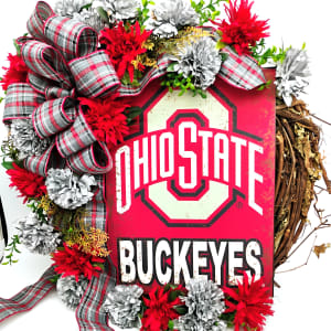 OSU Wreath Flower Bouquet