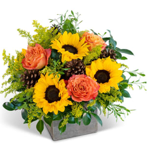 Glowing Harvest Flower Bouquet