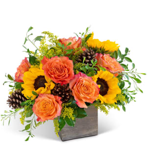 Harvest Sunburst Flower Bouquet