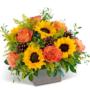 Glowing Harvest Flower Bouquet