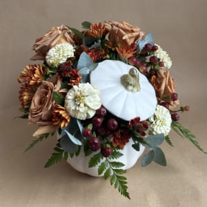 White Pumpkin Flower Bouquet