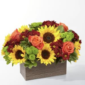 Autumn Harvest Garden Flower Bouquet