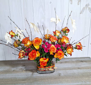 Autumn Leaves Flower Bouquet