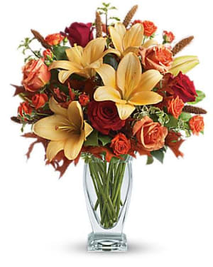 Teleflora's Fall Fantasia Flower Arrangement Teleflora's Fall Fantasia Flower Bouquet
