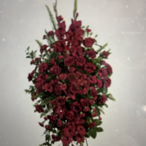 Red Spray Stand Flower Bouquet