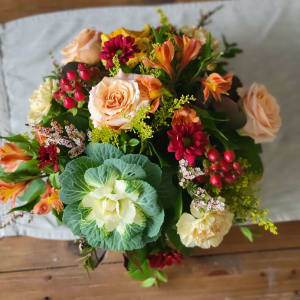 Calling Ye Cabbages Floral Arrangement Flower Bouquet