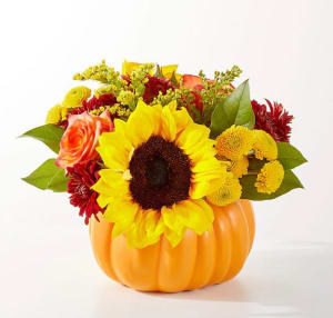 Golden Gourd Pumpkin Bouquet Flower Arrangement Golden Gourd Pumpkin Bouquet Flower Bouquet