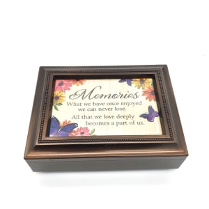 Our Memories Music Box Flower Bouquet